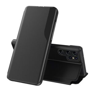 Smart View f�r Samsung Galaxy S26 Ultra Magnetische Fliph�lle Schwarz