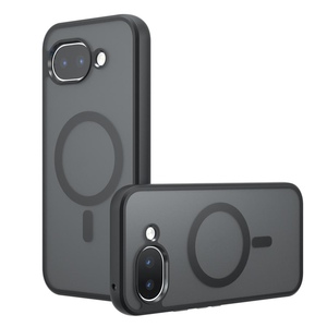 MagSafe f�r Google Pixel 10a Schwarz Silikon Acryl TPU Kunststoff