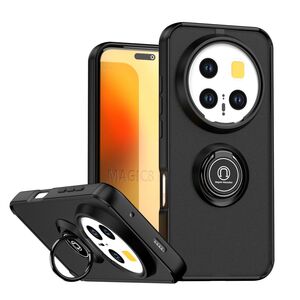 Ringhalter f�r Honor Magic 8 Pro Q Shadow TPU + PC Schutz Schwarz