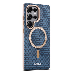 MagSafe f�r Samsung Galaxy S25 Ultra 5G Schild TPU H�lle Blau