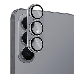 Linsenglas f�r Samsung Galaxy S26 Plus Aluminium Ring 9H D�nn Grau