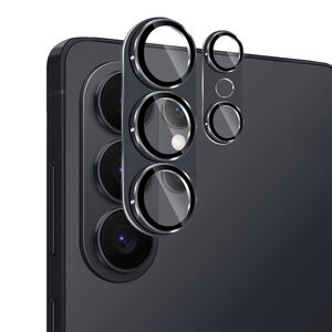 Linsenglas f�r Samsung Galaxy S26 Ultra Aluminium Ring 9H D�nn Schwarz