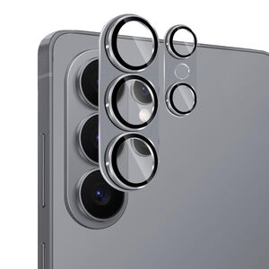 Linsenglas f�r Samsung Galaxy S26 Ultra Aluminium Ring 9H D�nn Grau