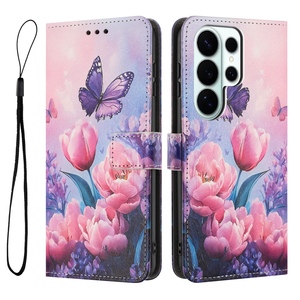 f�r Samsung Galaxy S26 Ultra 5G Kunstleder Klapp Book Wallet Motiv TPU