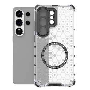 MagSafe f�r Samsung Galaxy S26 Ultra 5G Wabe TPU Silikon H�lle Trans