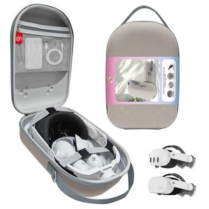 Tragbare Tasche f�r Meta Quest 3 / 3S VR Headset Grau