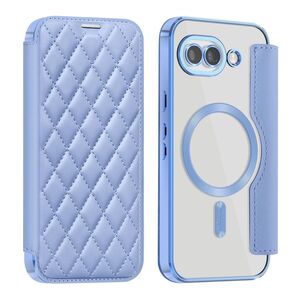 MagSafe f�r Google Pixel 10a Kunstleder RFID Kamera Schutz Hellblau