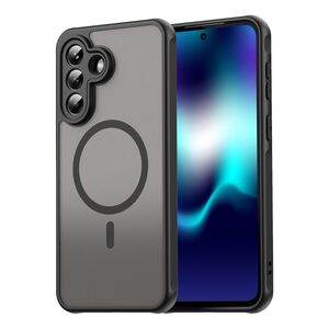 MagSafe f�r Samsung Galaxy A37 5G TPU Hybrid Kameraschutz Matt Schwarz