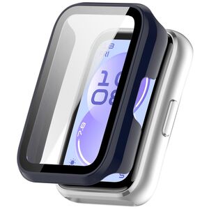 + Schutzglas f�r Huawei Band 11 / 11 NFC Kunststoff 9H Blau