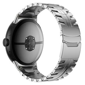 Titan f�r Google Pixel Watch 4 / 3 45mm Sicherheitsverschluss Silber