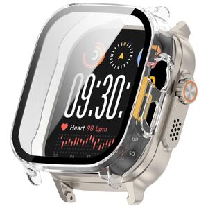 + Schutzglas f�r Oppo Realme Watch 5 Full Cover PC Geh�use Transparent