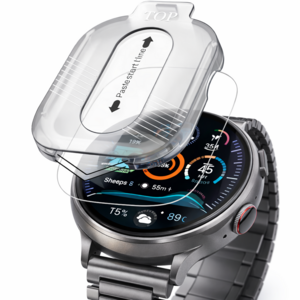 mit Anbringhilfe f�r Samsung Galaxy Watch 8 40mm Screen 9H Clear