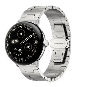 Edelstahl f�r Google Pixel Watch 4 / 3 45mm Butterfly Ersatz Titan