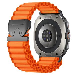 Nylon Outdoor f�r Samsung Galaxy Watch 8 / 8 Classic Ersatzband Orange