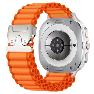 Nylon Outdoor f�r Samsung Galaxy Watch 8 / 8 Classic Ersatzband Orange