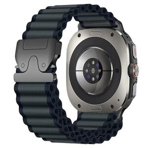 Nylon Outdoor f�r Samsung Galaxy Watch 8 / 8 Classic Ersatzband Grau