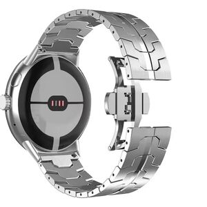 Aluminium f�r Google Pixel Watch 4 / 3 45mm Butterfly Ersatz Silber