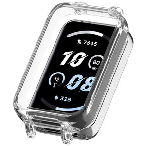 Kunststoff f�r Honor Band 10 Schutz Halbabdeckung Flexibel Transparent