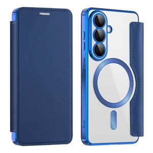 MagSafe f�r Samsung Galaxy S26 Plus RFID Schutz 360 Kunstleder D- Blau