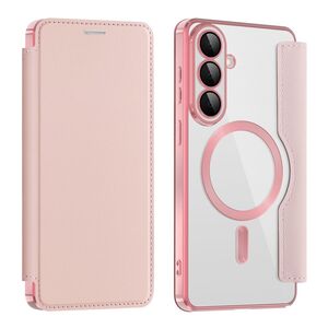 MagSafe f�r Samsung Galaxy S26 Plus RFID Schutz 360 Kunstleder Rosa
