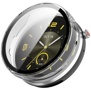 + Schutzglas f�r Honor Watch GS 5 / Fit Elegant Full Cover Transparent