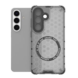 Magnet f�r Samsung Galaxy S26 Plus 5G Wabe TPU Silikon Case Schwarz