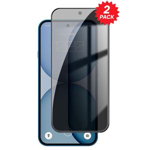 Privacy 2x f�r Nothing Phone 4a Display 9H Hartglas Blickschutz