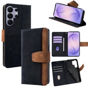Klapph�lle f�r Samsung Galaxy S26 Ultra RFID Schutz Kartenfach Schwarz