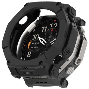 Armor TPU f�r Amazfit T-Rex Ultra 2 Schutz Case Halbabdeckung Schwarz