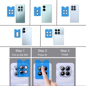 Kamera Schutzglas Linsenschutz f�r Xiaomi Modelle 9H Hartglas mit Anbringhilfe