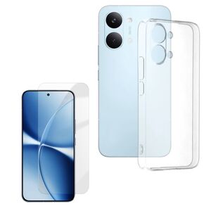 + Schutzglas f�r Xiaomi Poco X8 Pro Max 2 in 1 TPU Schutz + 9H Glas