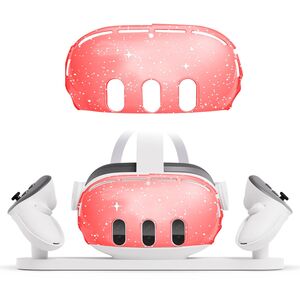 Schutzgeh�use Meta Quest 3 Schutzh�lle Transparent Rot