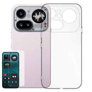 + Schutzglas f�r Nothing Phone 4a Pro 2 in 1 TPU Schutz + 9H Hartglas