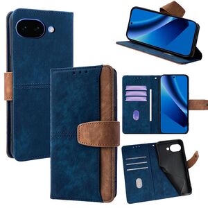 Klapph�lle f�r Google Pixel 10a RFID Schutz Kartenfach Case Blau