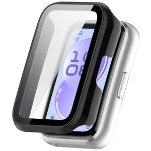 + Schutzglas f�r Huawei Band 11 / 11 NFC Kunststoff 9H Schwarz