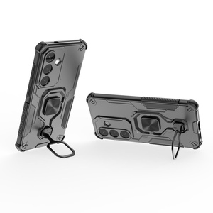 Magnetisch Ring Samsung Galaxy S26 Plus 5G Kunststoff Silikon Schwarz