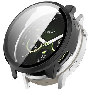 + Schutzglas f�r Garmin Venu 4 41mm Full Cover Case Schwarz