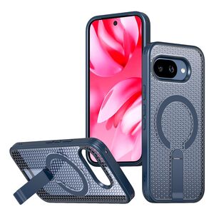 MagSafe f�r Google Pixel 10a Honeycomb Design K�hlend Cover Blau