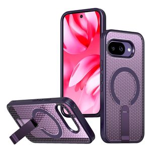 MagSafe f�r Google Pixel 10a Honeycomb Design K�hlend Cover Lila