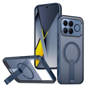 MagSafe f�r Xiaomi Poco F8 Ultra Honeycomb K�hlend Cover Blau