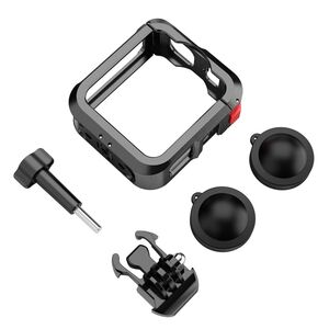 Cage Rahmen f�r GoPro Max 2 Aluminium Schutzgeh�use mit Dual Cold Shoe