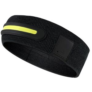 LED Sport Stirnband f�r Nachtlauf Schwarz