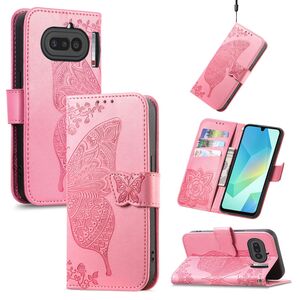 Klapph�lle f�r Nothing Phone 4a Flipcase Design Wallet Pink