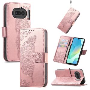 Klapph�lle f�r Nothing Phone 4a Flipcase Design Wallet Rosa