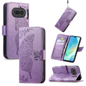 Klapph�lle f�r Nothing Phone 4a Flipcase Design Wallet Hell-Lila