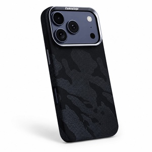 Backcover Schutz f�r Apple iPhone 17 Pro Carmouflage Struktur Schwarz