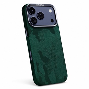 Backcover Schutz f�r Apple iPhone 17 Pro Carmouflage Struktur Gr�n
