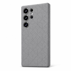 Backcover f�r Samsung Galaxy S26 Ultra 5G Gepr�gt Gittermuster D-Grau