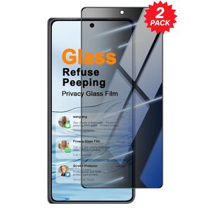 Privacy 2x f�r Honor Magic V6 Display 9H Hartglas Blickschutz