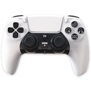 Wireless Gaming Controller f�r PS5 mit Hall Effekt Dual Vibration Wei�
